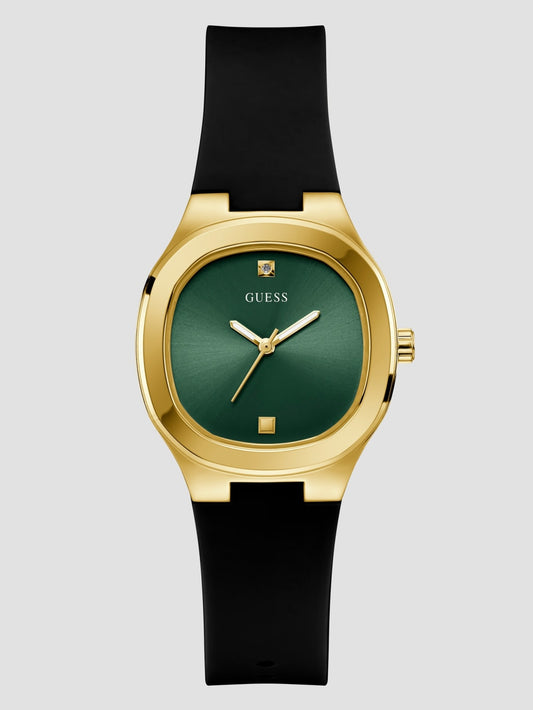 Two-Tone Silicon Analog Watch - Guess