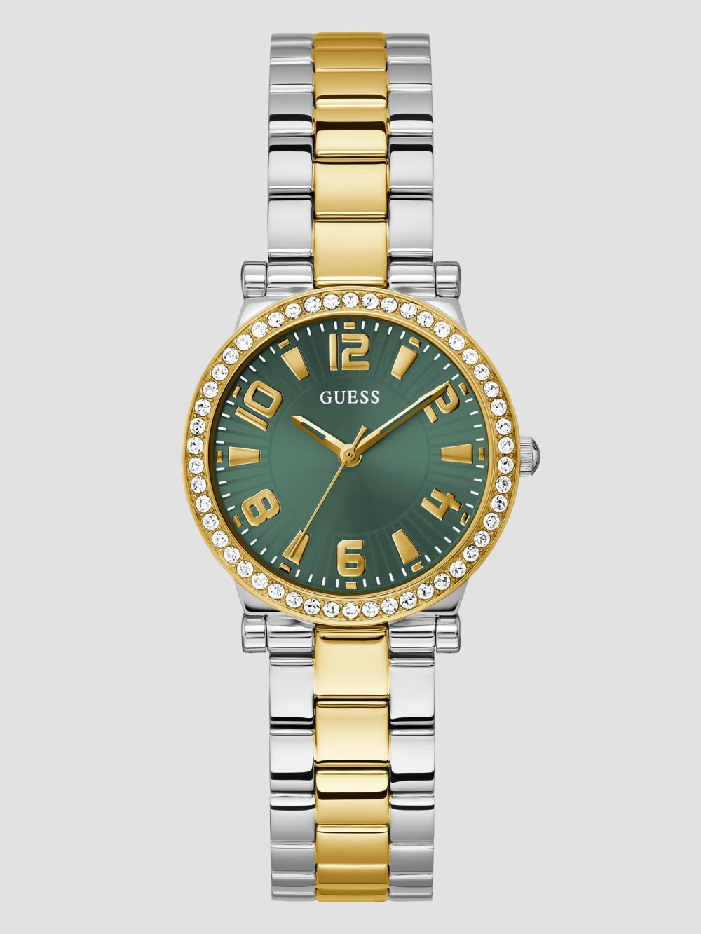 Gold and Silver-Tone Analog Watch - Guess