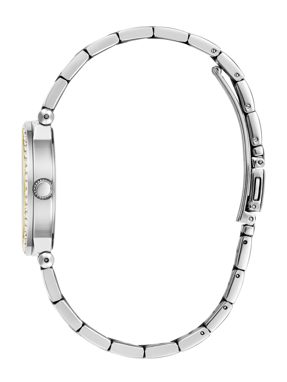 Gold and Silver-Tone Analog Watch - Guess