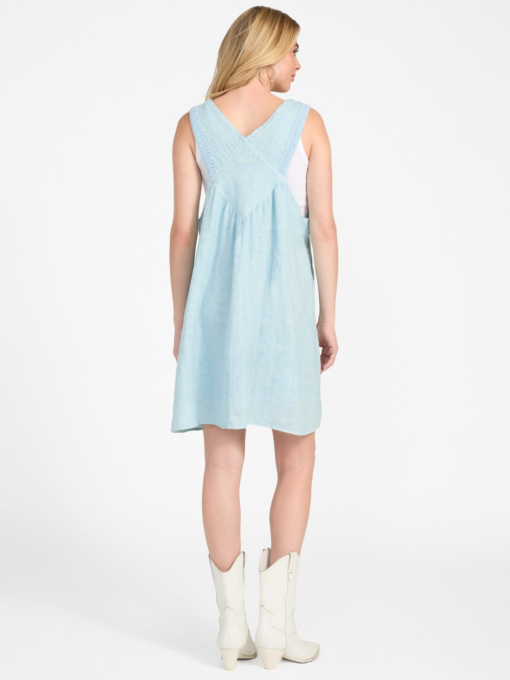 Gretel Overall Smock Mini Dress - Guess