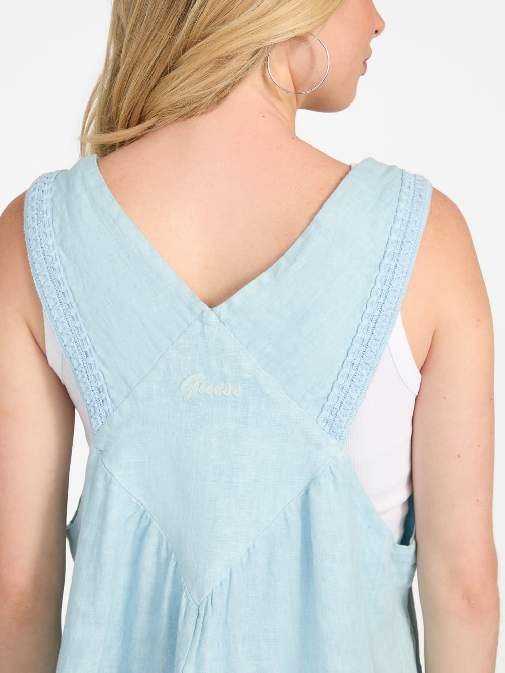 Gretel Overall Smock Mini Dress - Guess