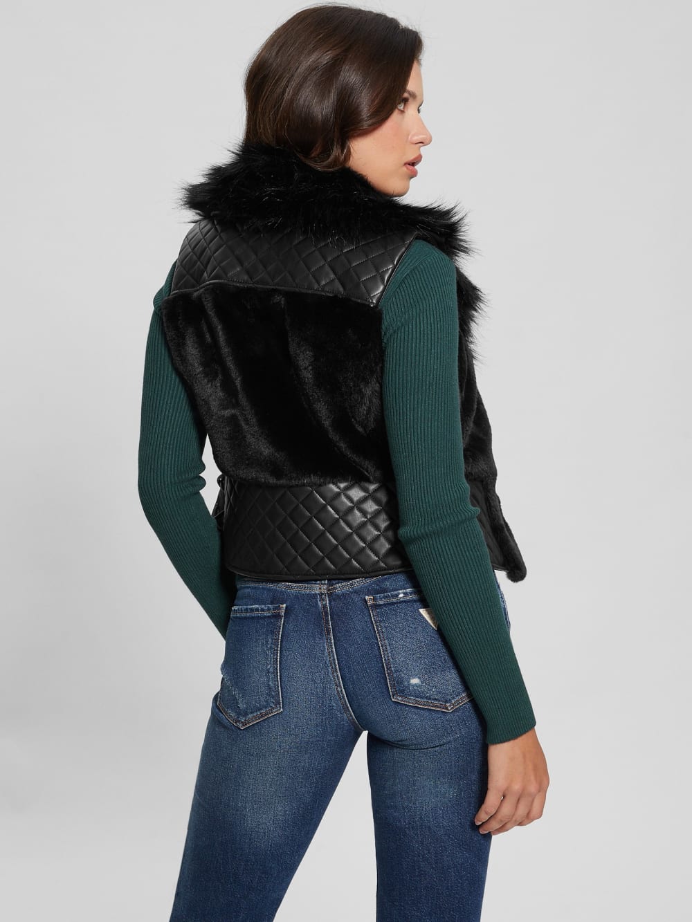 Emma Faux-Fur Vest - Guess