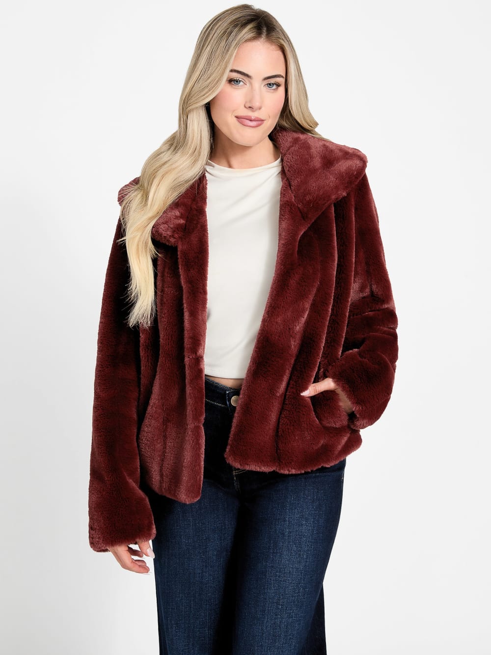 Sophy Faux-Fur Jacket - Guess