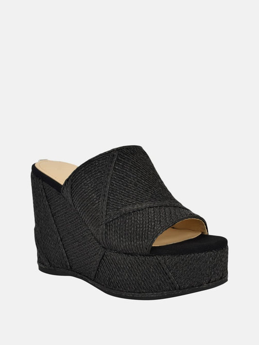 Evenz Raffia Platform Wedges - Guess