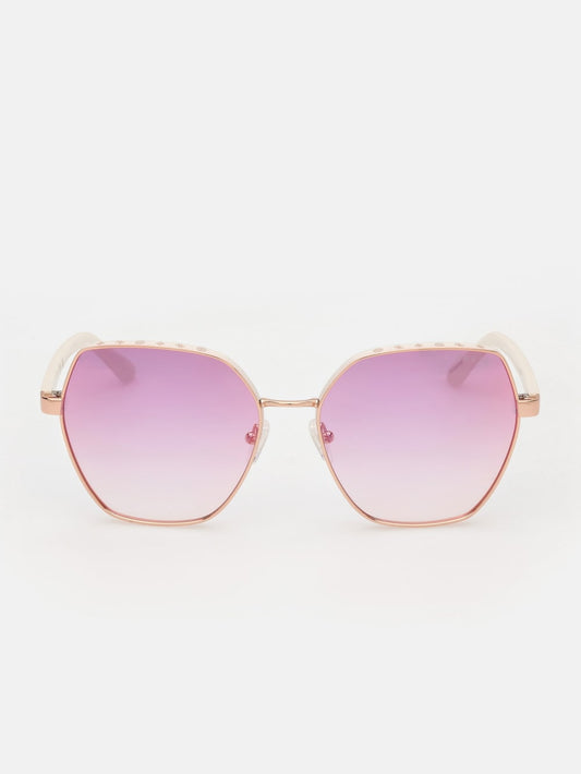 Geometric Metal Sunglasses - Guess