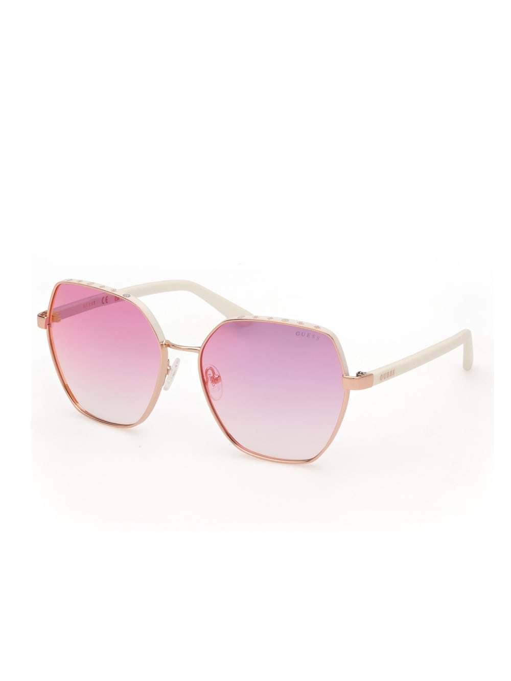 Geometric Metal Sunglasses - Guess