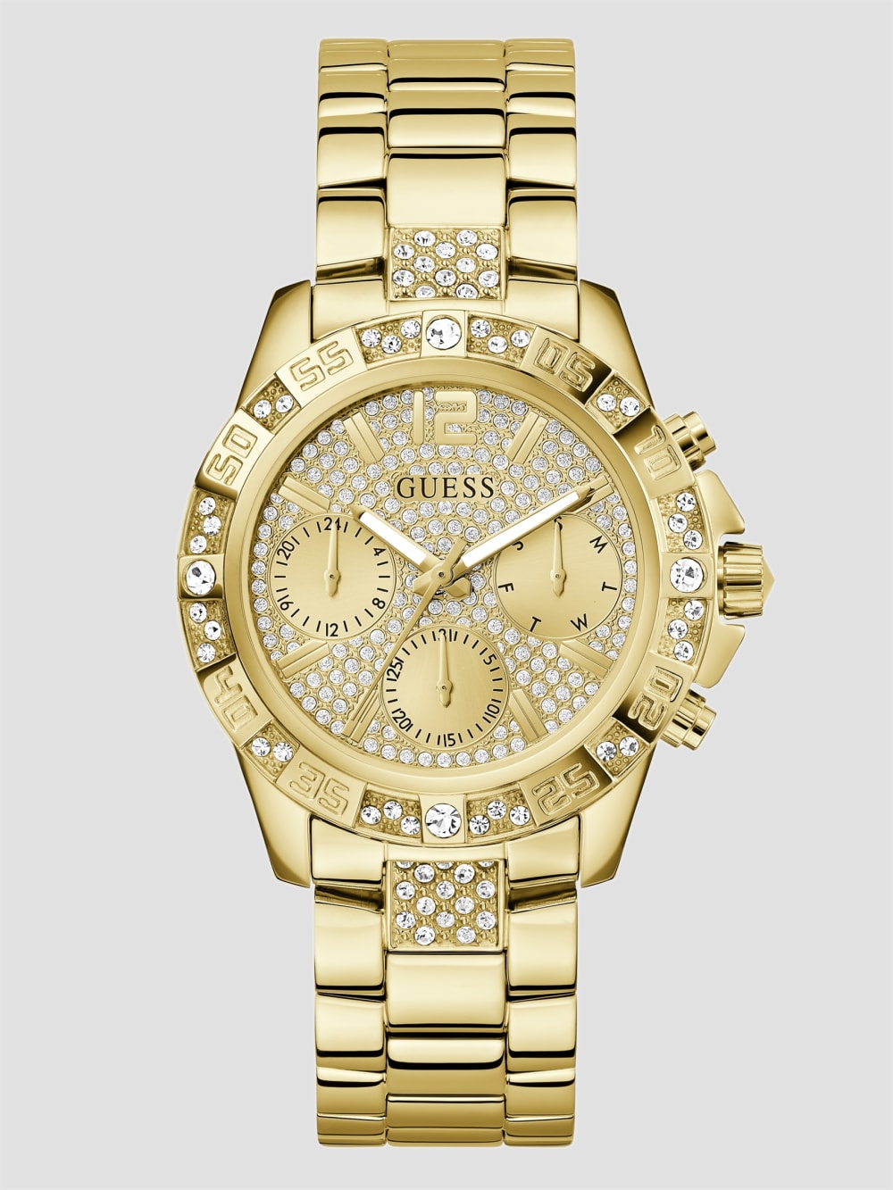 Gold-Tone Multifunction Watch - Guess