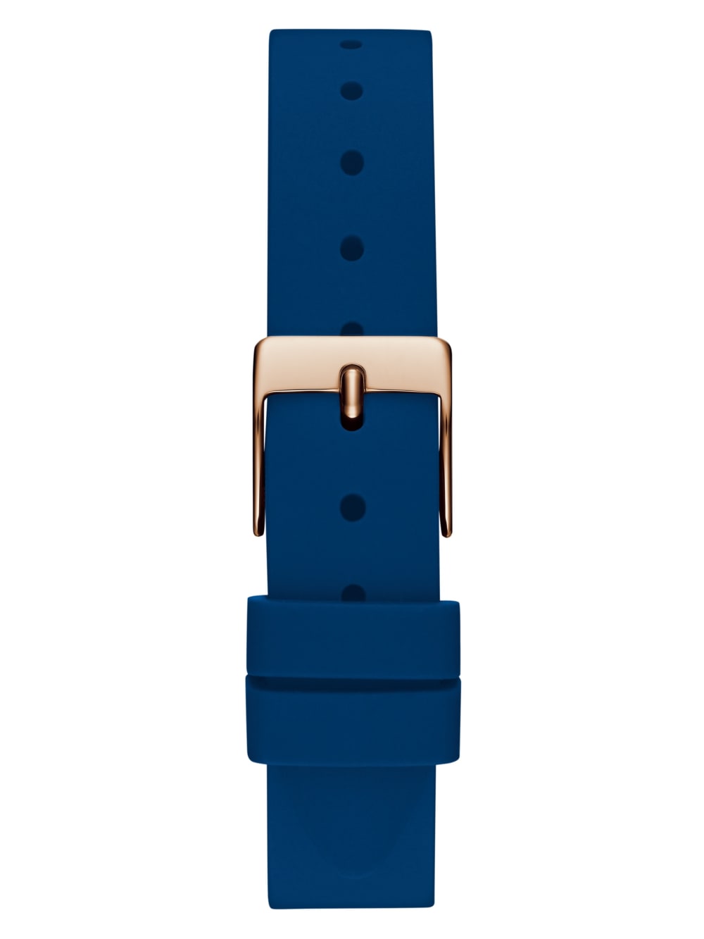 Rose Gold-Tone and Blue Analog Watch - Guess
