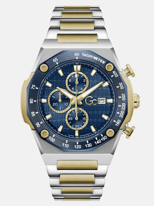 Gc Two-Tone Chronograph Watch - Guess