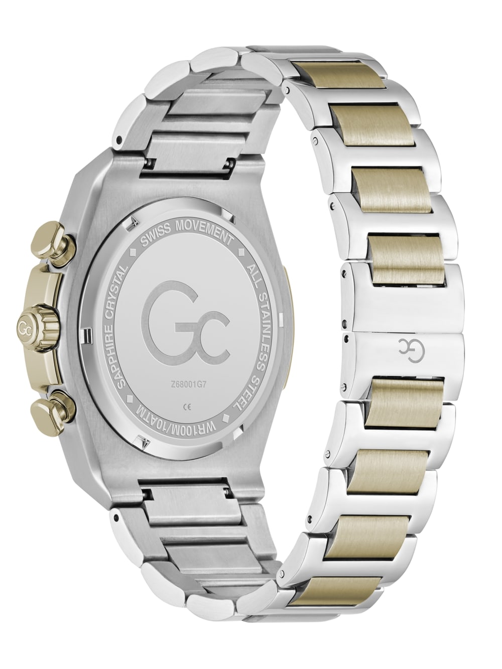 Gc Two-Tone Chronograph Watch - Guess