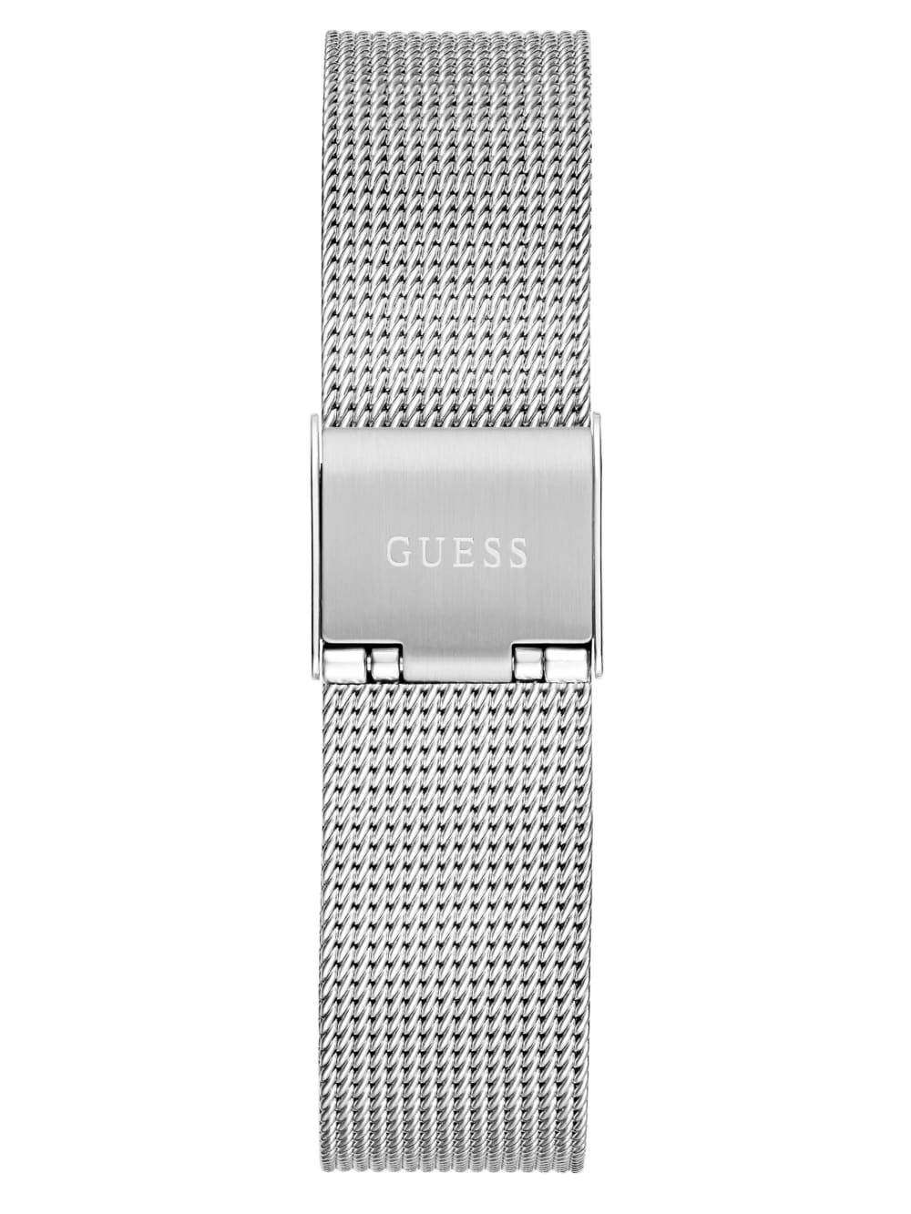 Silver-Tone Analog Logo Watch - Guess