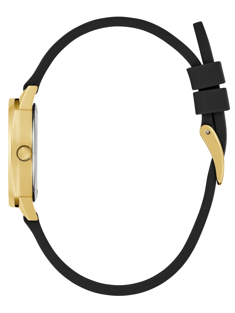 Gold-Tone and Black Analog Watch - Guess