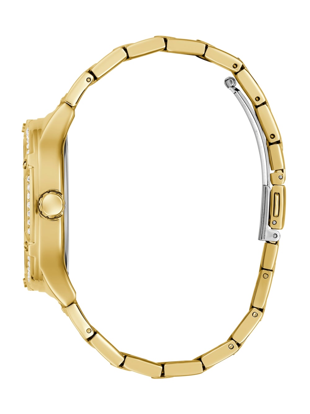 Gold-Tone and Crystal Multifunction Watch - Guess