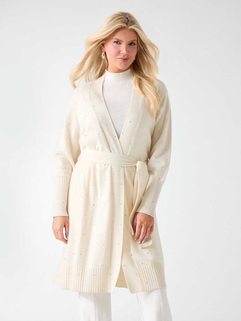 Elien Cashmere Crystal Cardigan - Guess