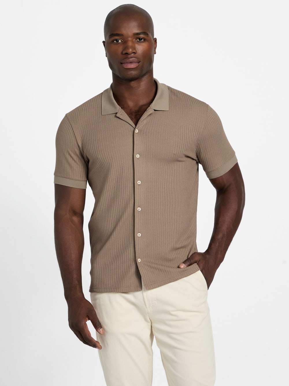 Pointelle Knit Shirt - Guess