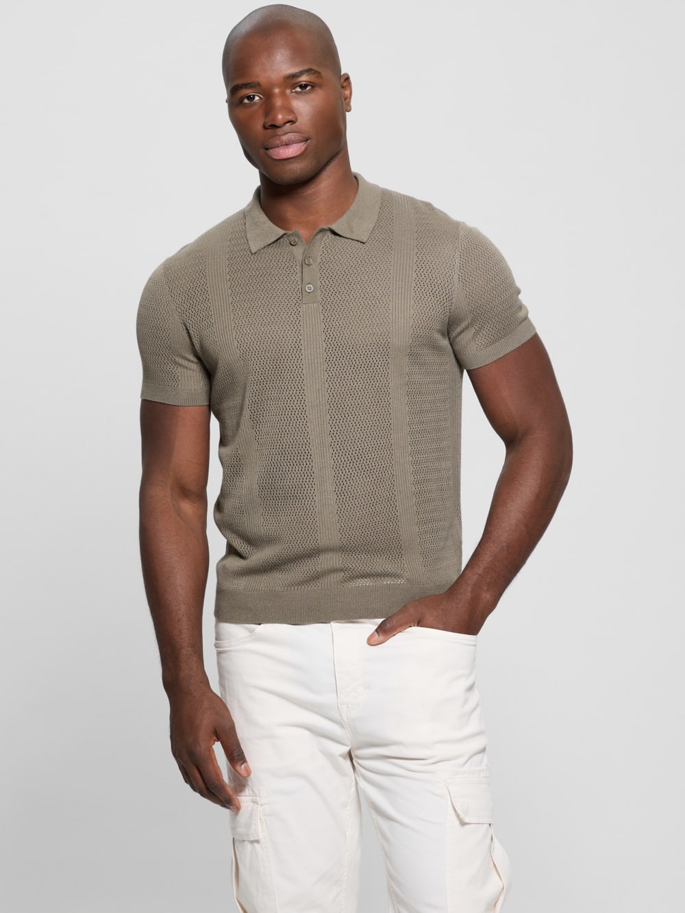 Eco Elijah Knit Polo - Guess