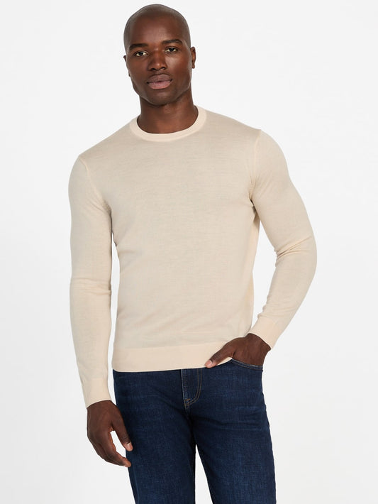 Fred Crewneck Wool Sweater - Guess