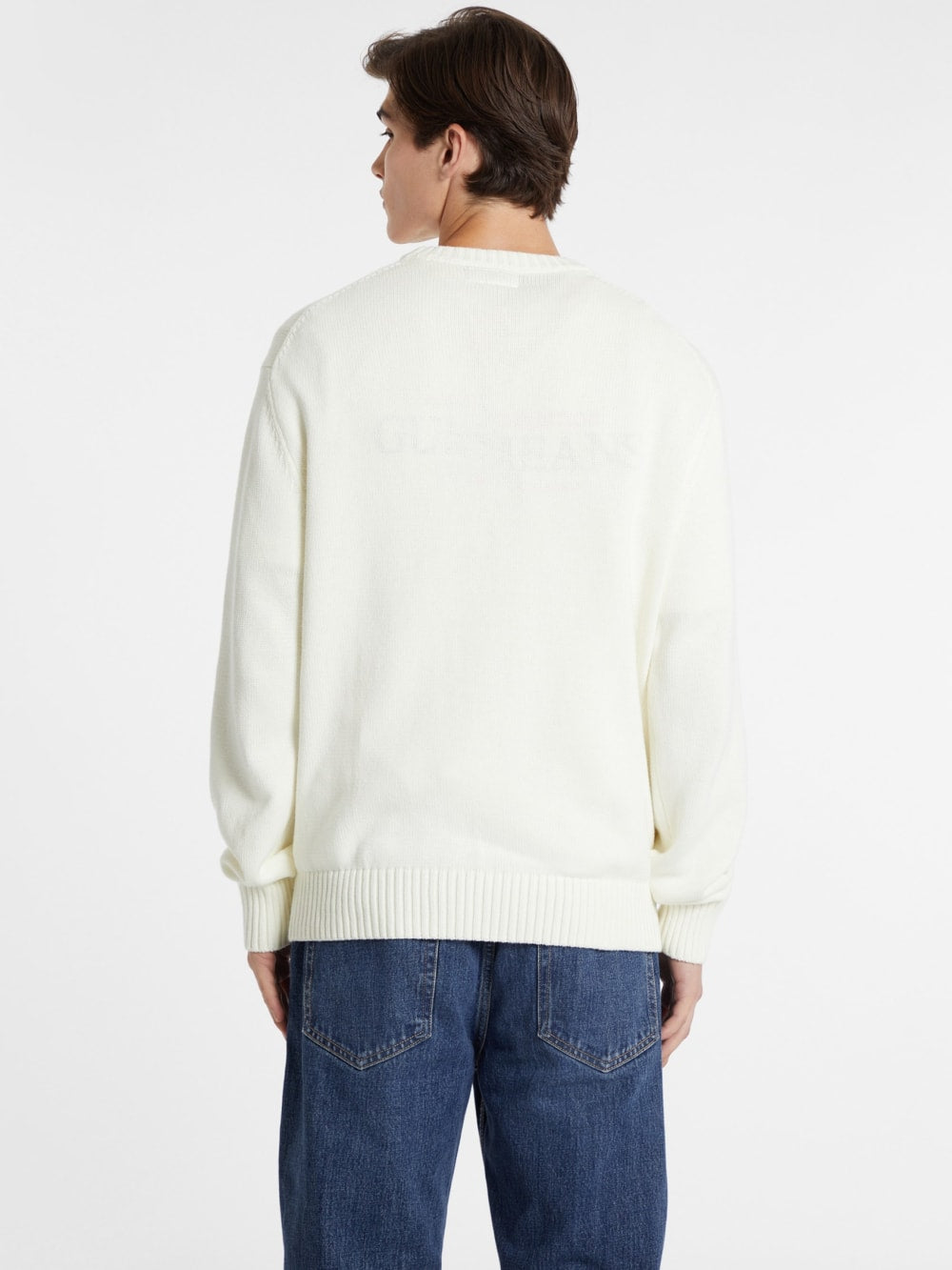 Embroidered Logo Sweater - Guess