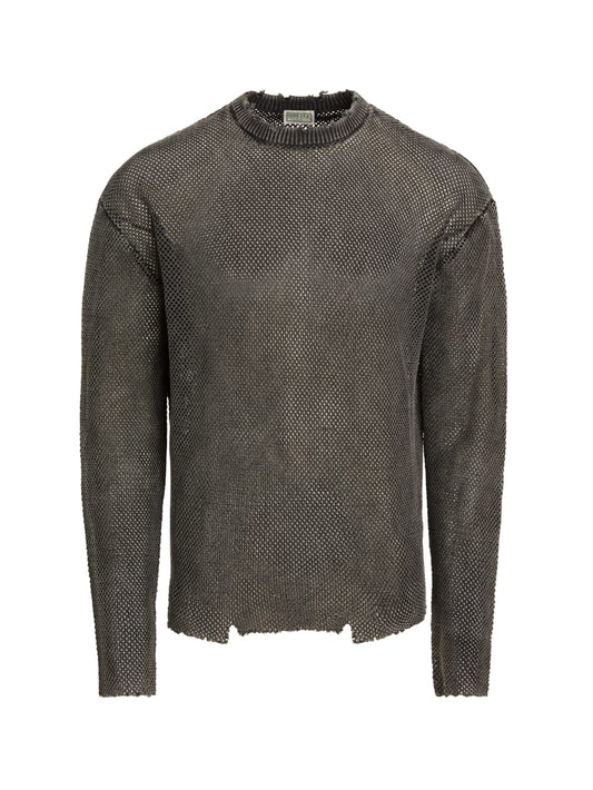 distressed knit sweater - Guess