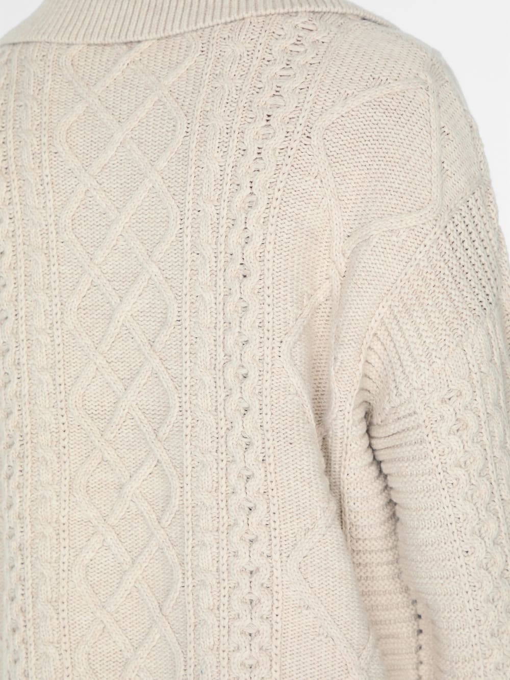 cable knit crewneck sweater - Guess