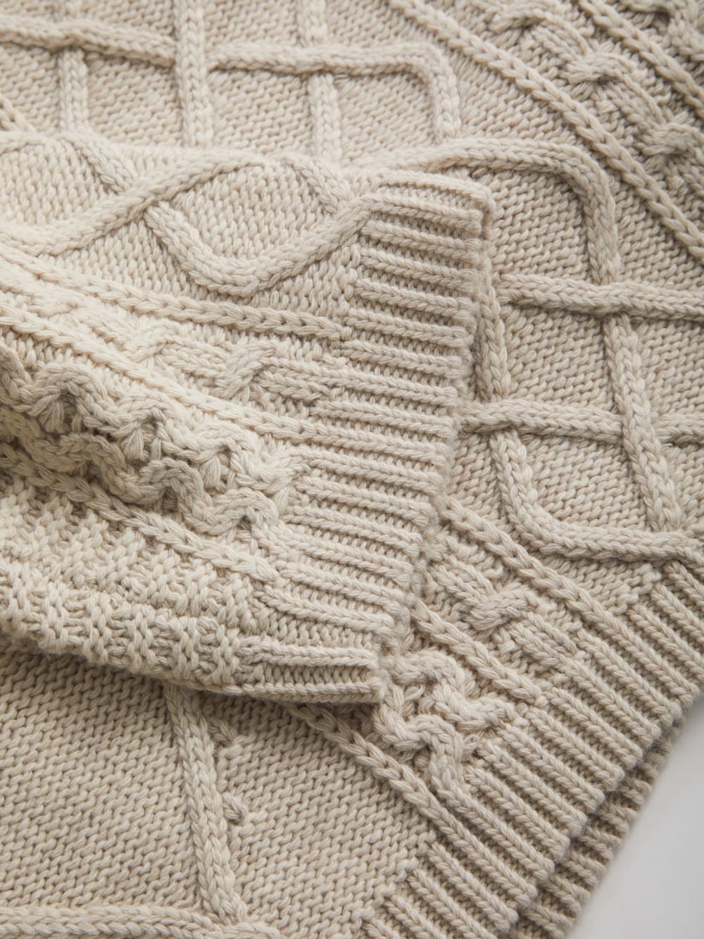 cable knit crewneck sweater - Guess