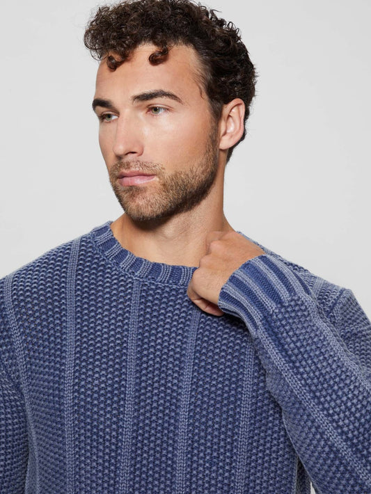 Eli Treated Stitched Sweater - Guess