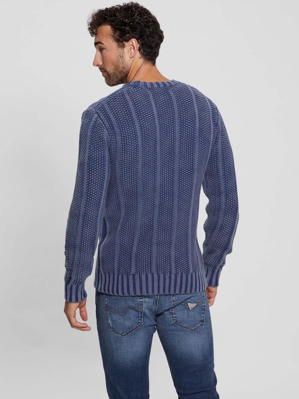 Eli Treated Stitched Sweater - Guess