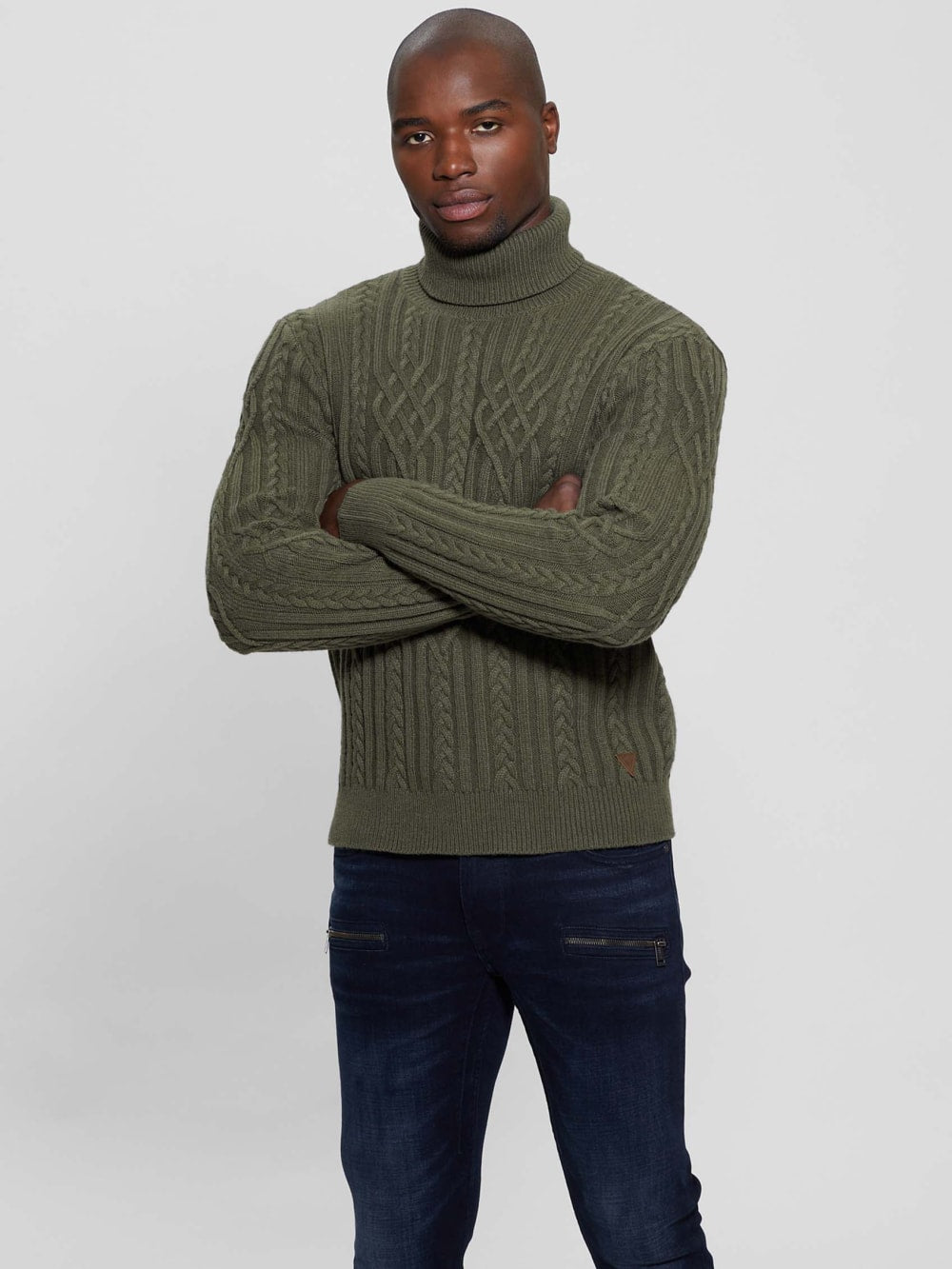 Eco Evander Cable-Knit Sweater - Guess