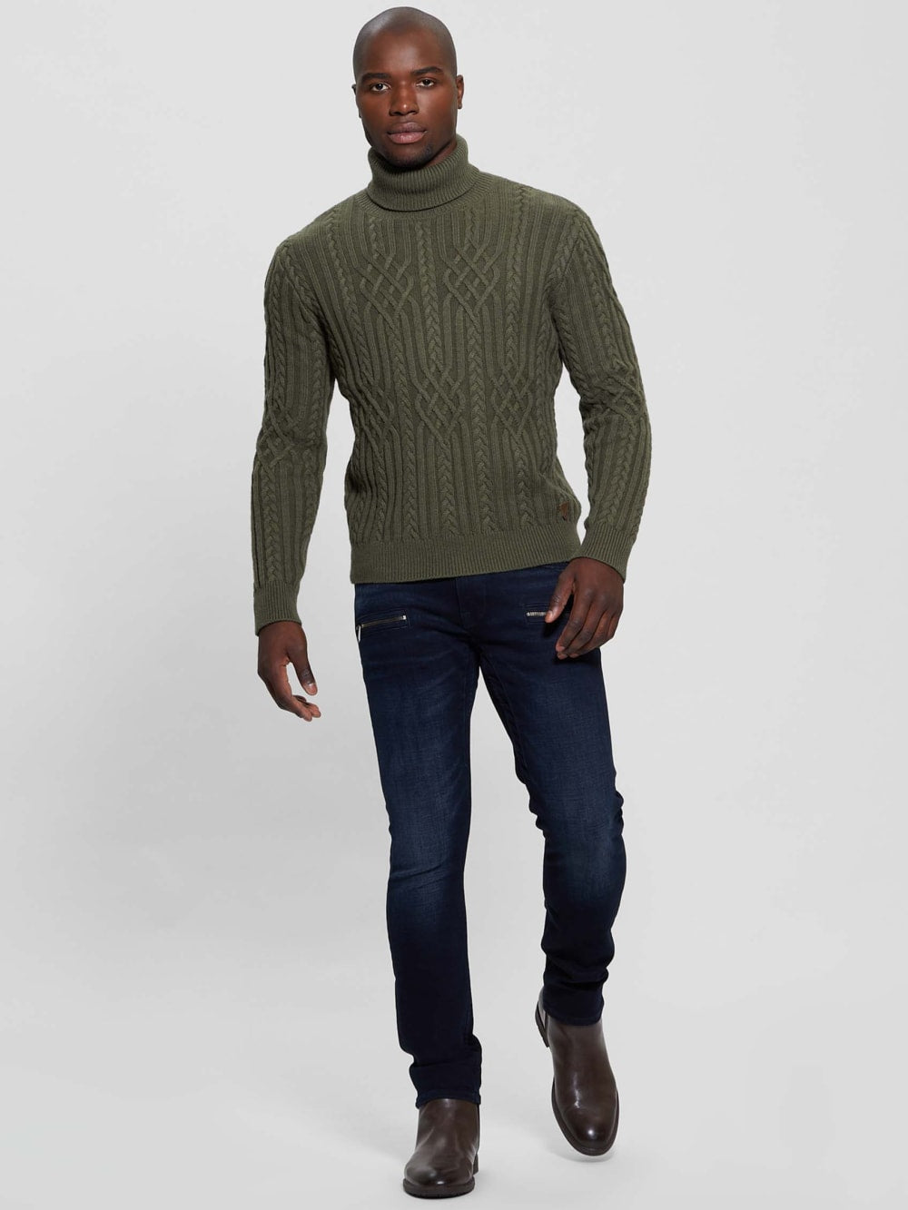 Eco Evander Cable-Knit Sweater - Guess