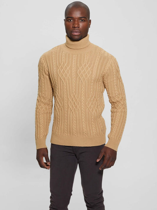 Eco Evander Cable-Knit Sweater - Guess