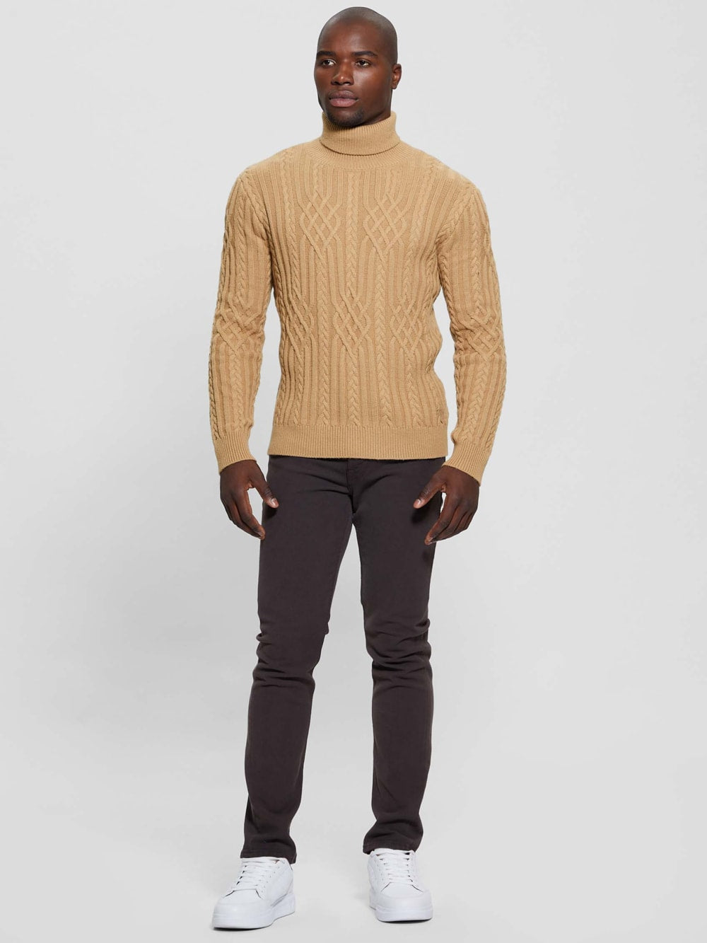 Eco Evander Cable-Knit Sweater - Guess