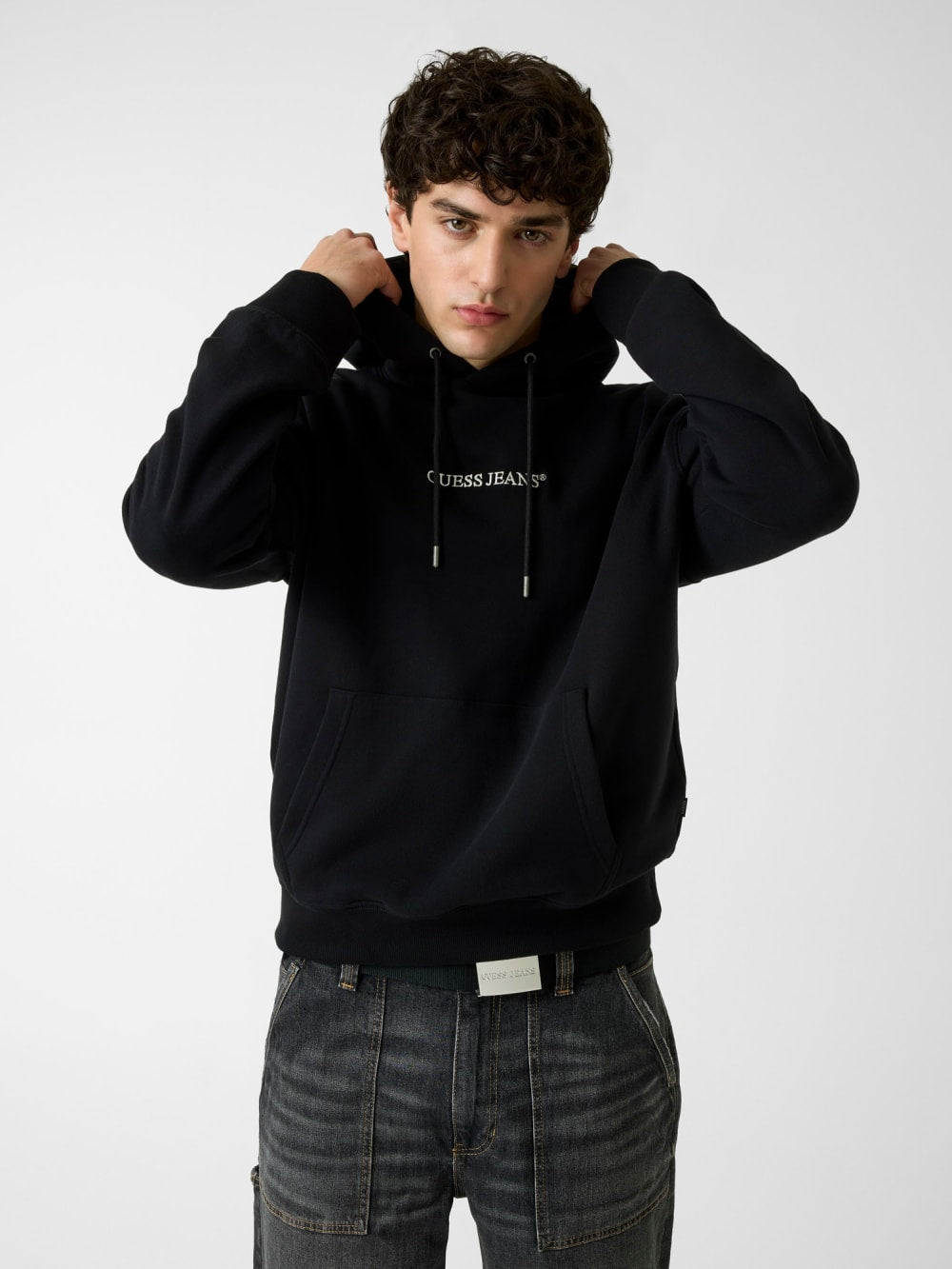 Hooded Logo Sweater - Guess