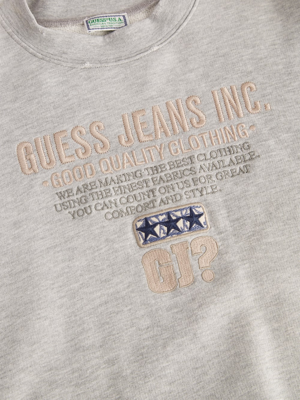 Script Logo Crewneck Sweatshirt - Guess