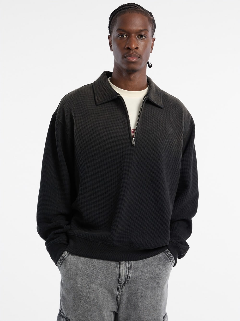 GUESS Originals Eco Half-Zip Sweatshirt - Guess
