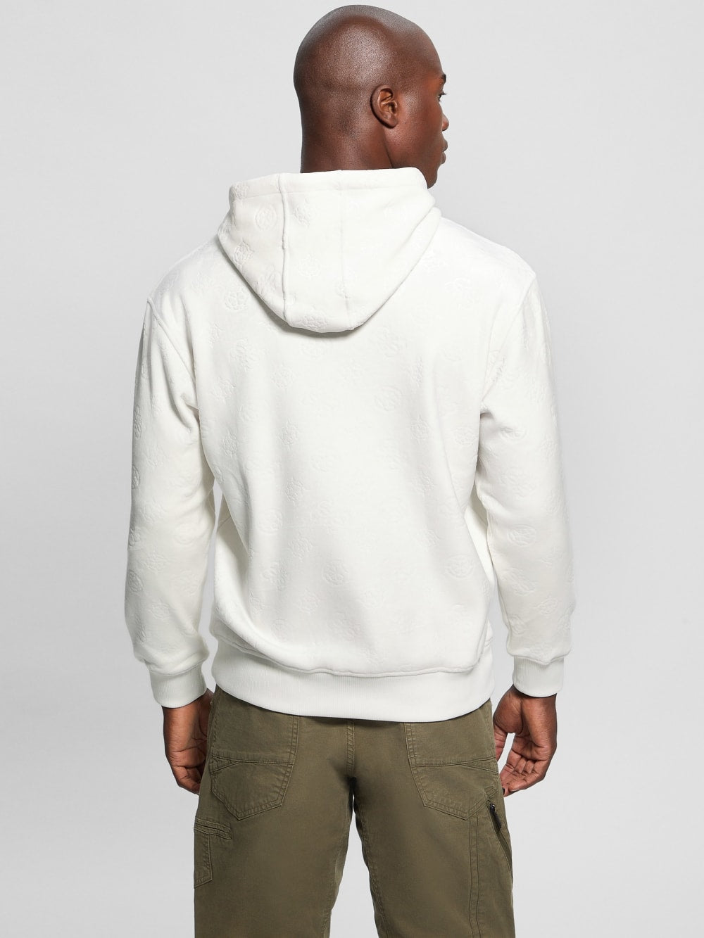 Embossed Velvet Hoodie - Guess
