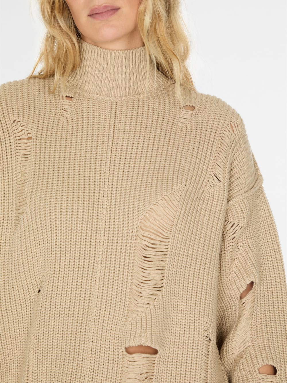 distressed sweater dress - Guess