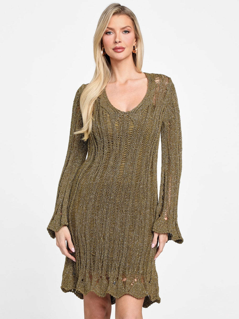 Lucky Crochet Flared Dress - Guess