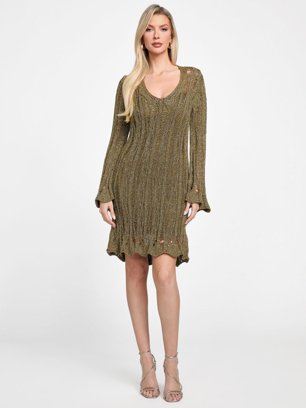 Lucky Crochet Flared Dress - Guess