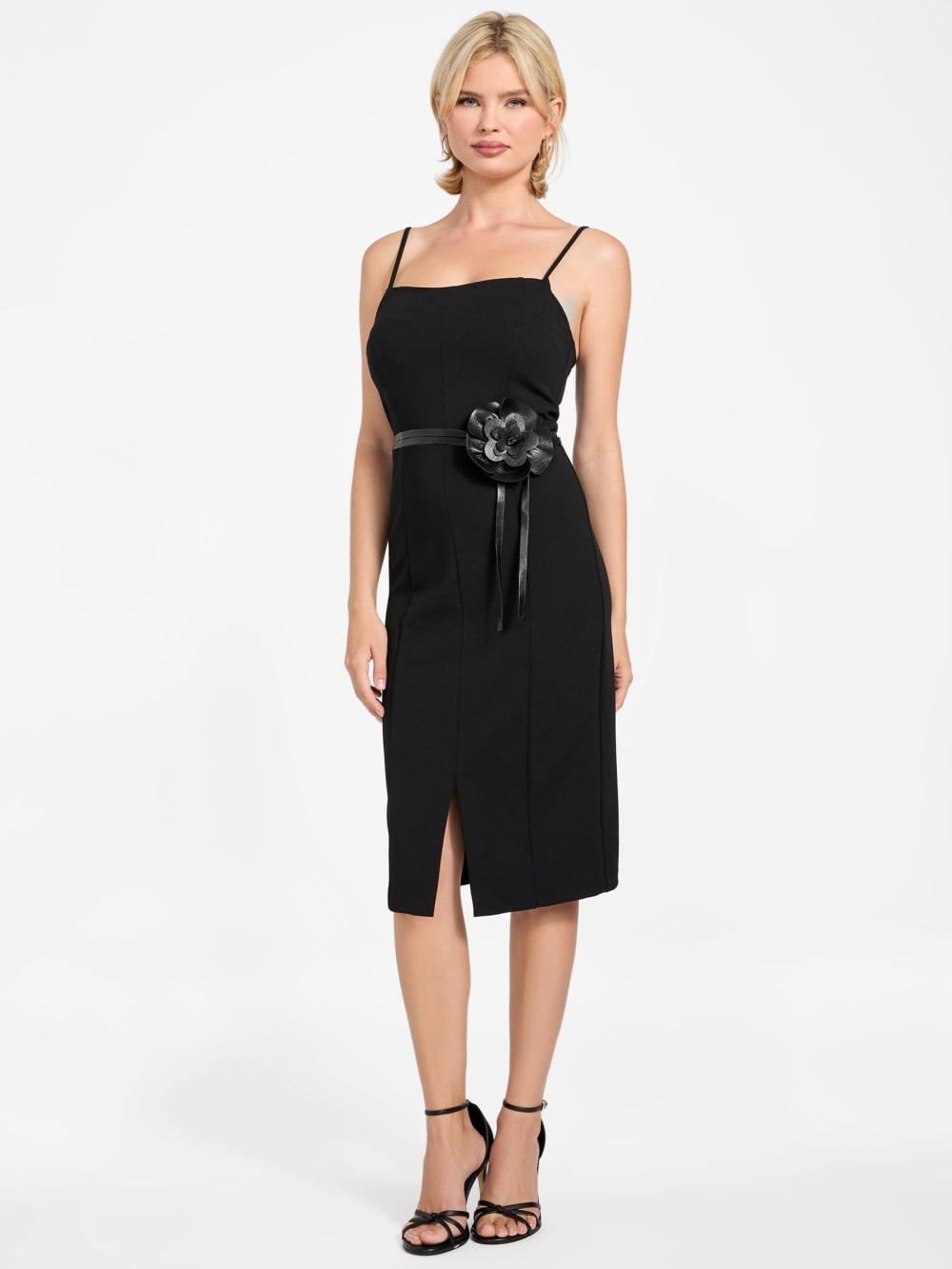 Blake Flower Belt Dress - Guess