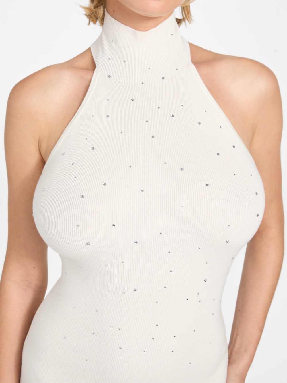Eco Minara Rhinestone Sweater Dress - Guess