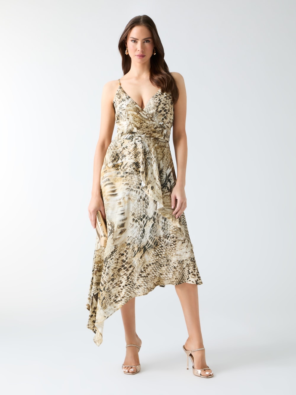 Eco Giselle Printed Asymmetrical Dress - Guess