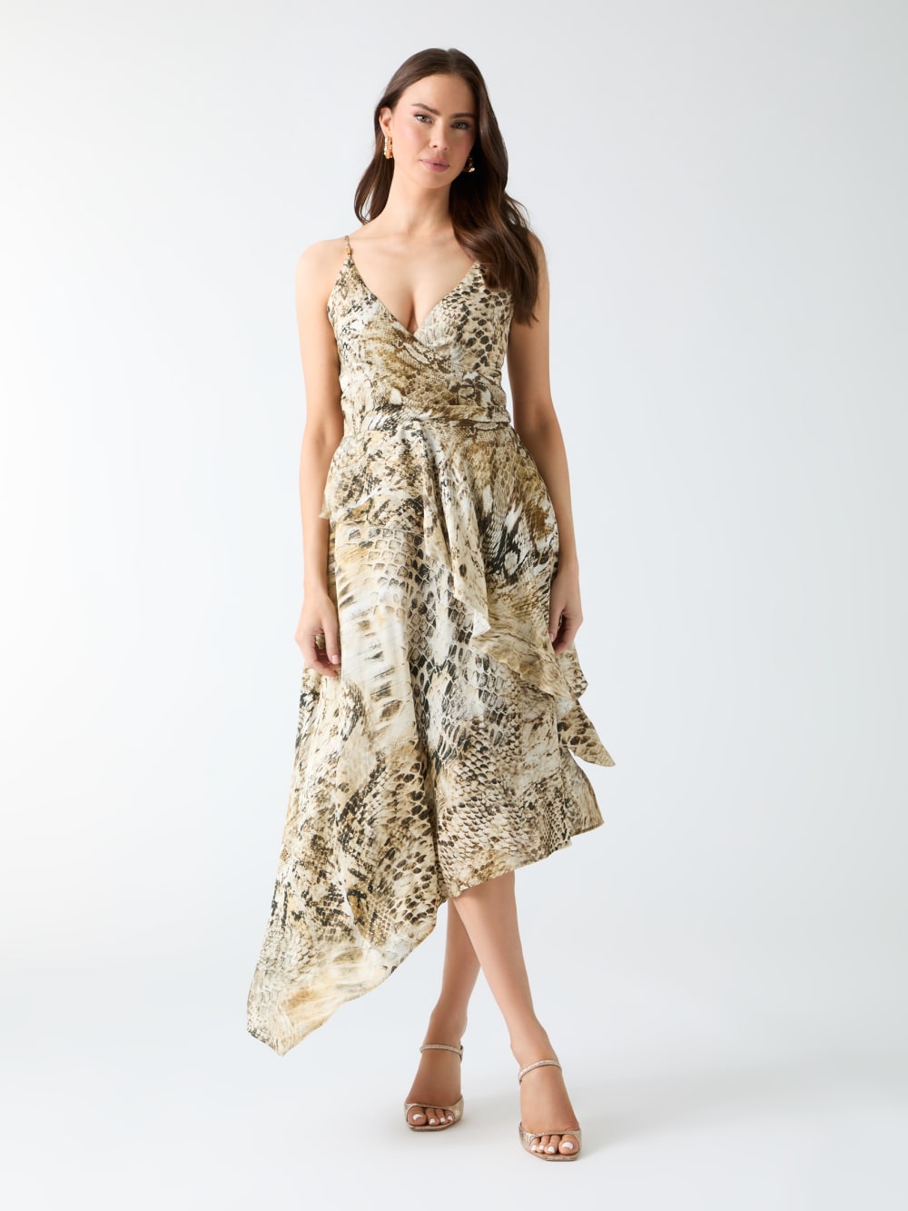 Eco Giselle Printed Asymmetrical Dress - Guess