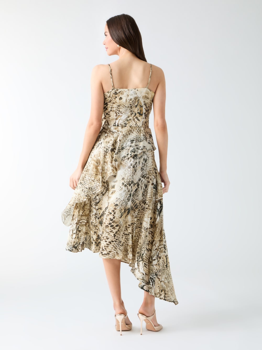 Eco Giselle Printed Asymmetrical Dress - Guess