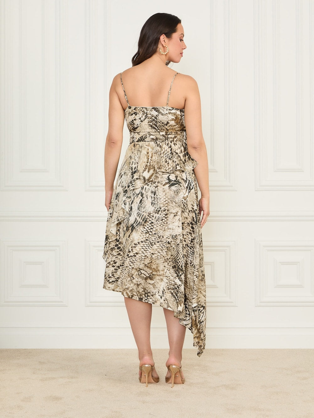 Eco Giselle Printed Asymmetrical Dress - Guess