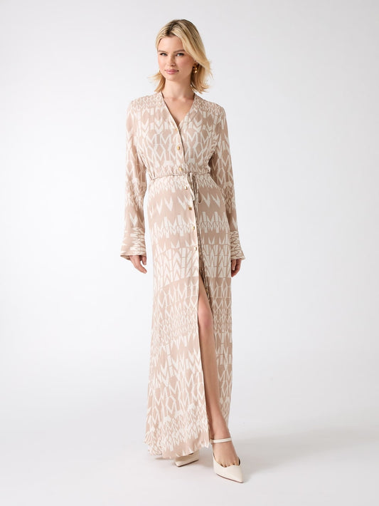 Britney Monogram Maxi Dress - Guess