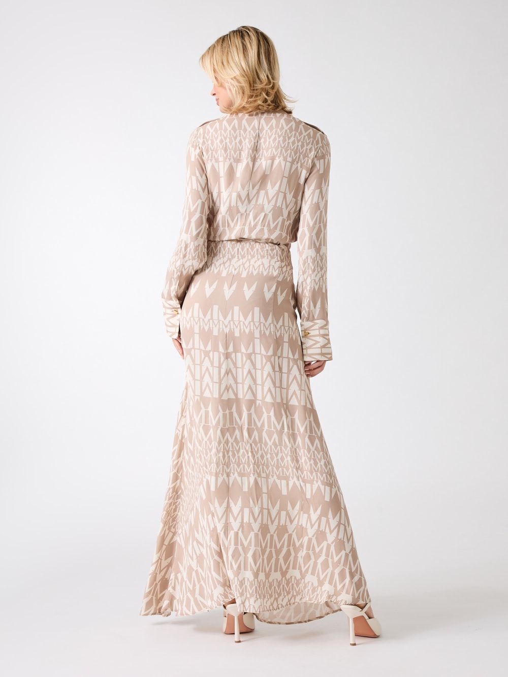 Britney Monogram Maxi Dress - Guess