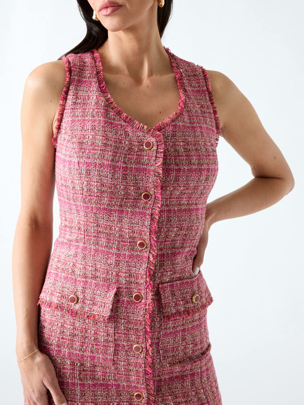 Eco Claudia Tweed Dress - Guess