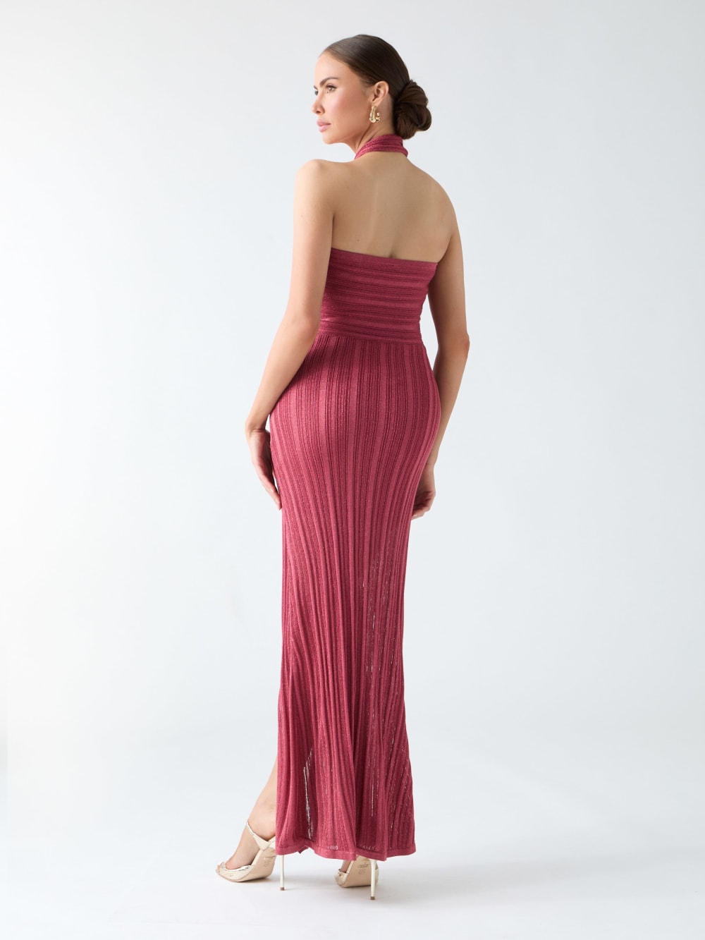 Gia Halter Lurex Dress - Guess