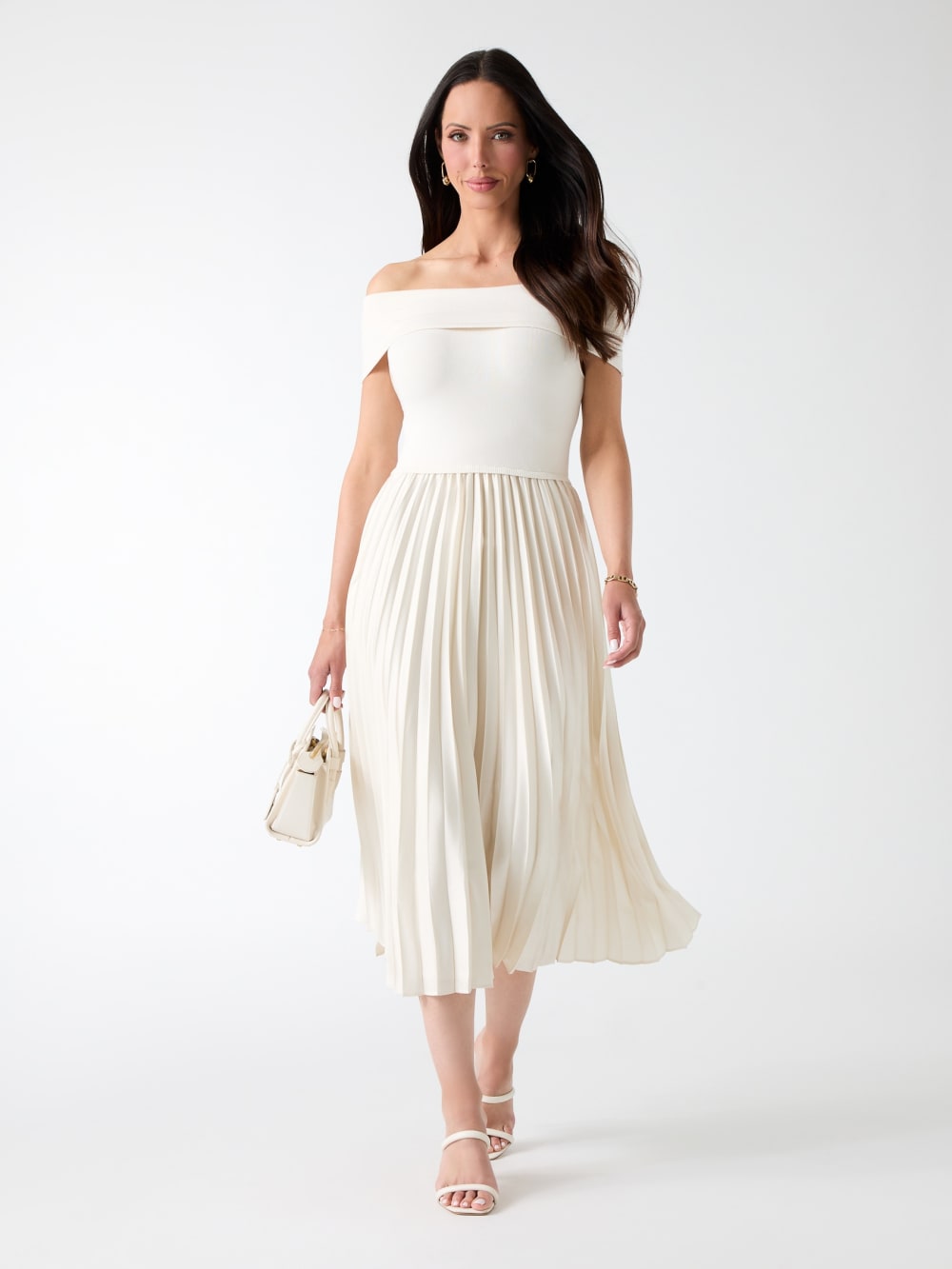 Makayla Off-the-Shoulder Dress - Guess