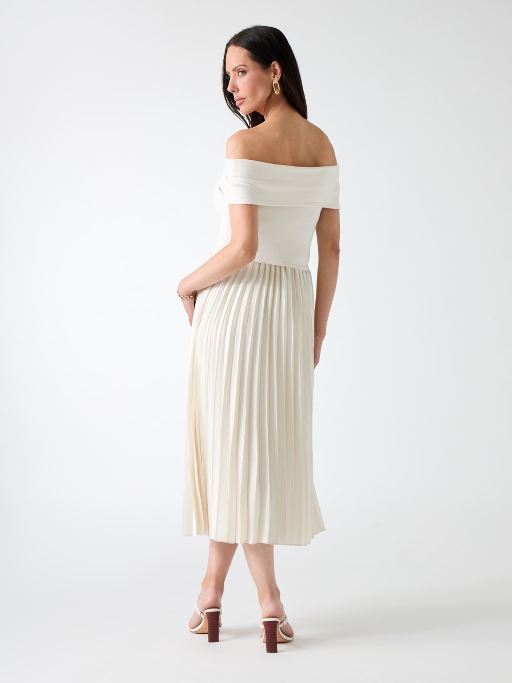 Makayla Off-the-Shoulder Dress - Guess